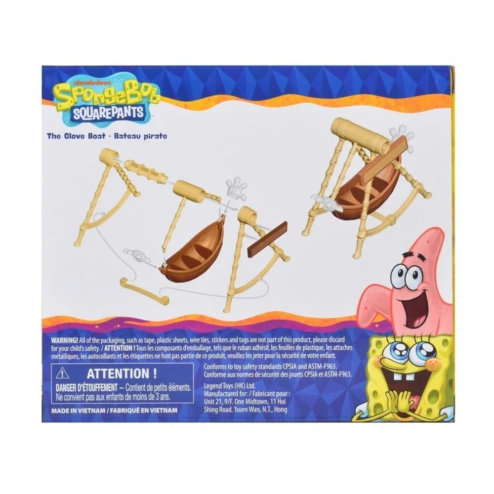 Nickelodeon SpongeBob SquarePants The Glove Boat Playset for Children